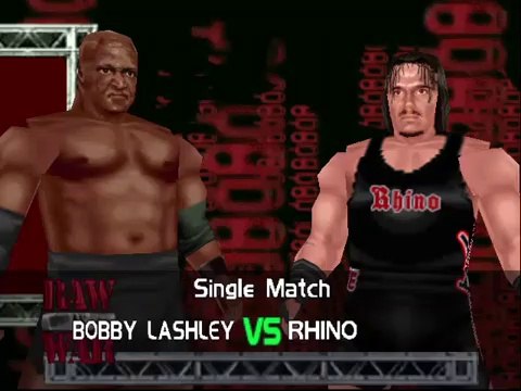 TNA Cross The Line Mod Matches Bobby Lashley vs Rhino