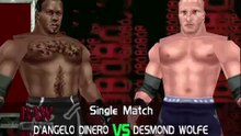 TNA Cross The Line Mod Matches D'Angelo Dinero vs Desmond Wolfe