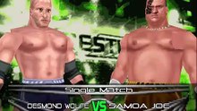 TNA Cross The Line Mod Matches Desmond Wolfe vs Samoa Joe