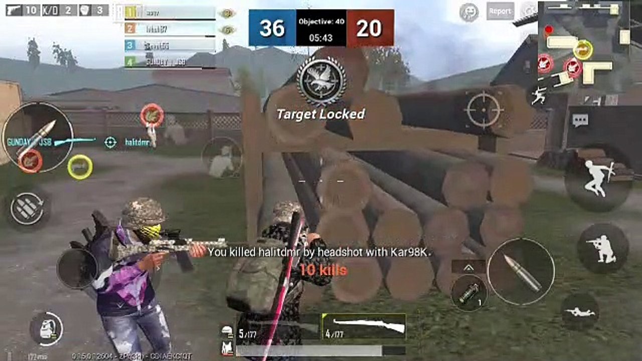 My life best kar 98 headshot in TDM and gameplay||pubg mobile lite