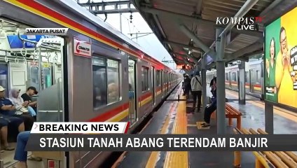Perjalanan KRL Terganggu Akibat Banjir Jakarta, Ini Penjelasan Humas KAI