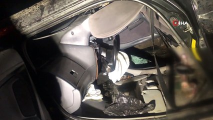 Yılbaşı gecesi alkollü sürücünün kullandığı otomobil takla attı: 1 ölü, 2 yaralı