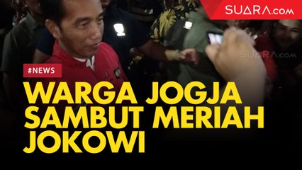 Rayakan Malam Tahun Baru di Malioboro Jogja, Jokowi Disambut Meriah Para Pengunjung