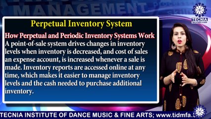 MBA || Ms. GEETIKA || Perpetual Inventory System  || TIAS || TECNIA TV