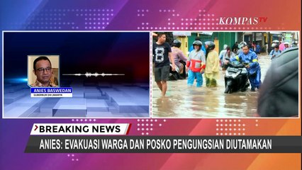 Banjir Rendam Jakarta, Anies Baswedan Beri Instruksi Lewat Pesan Suara: Camkan Pesan Ini!
