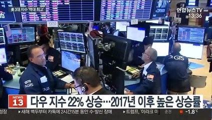 지난해 뉴욕증시 '날았다'…3대 지수 20~30%↑