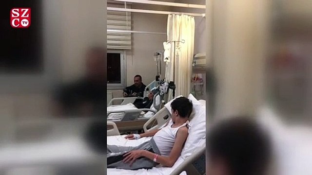 Haluk Levent sözünü tuttu! Hasta olan Arda ve Semih'e konser verdi