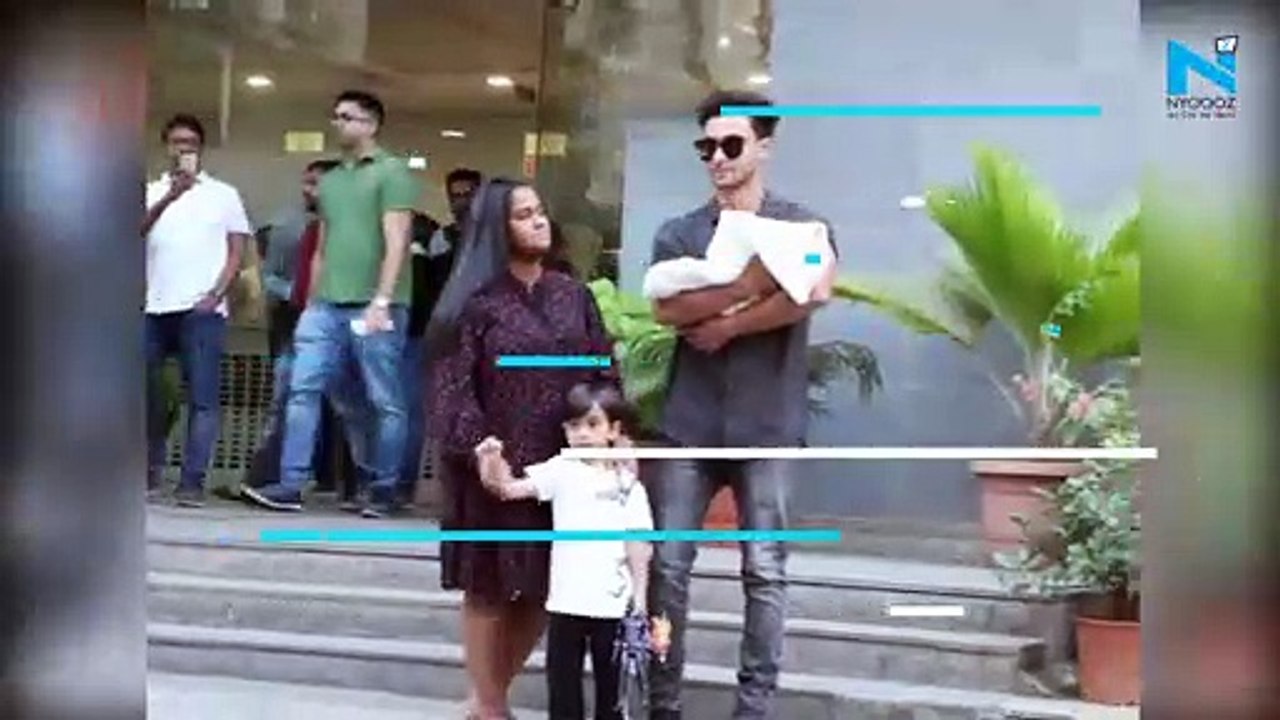 Arpita Khan and Aayush Sharma take newborn daughter Ayat home