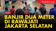 250 Kepala Keluarga Terdampak Banjir Dua Meter di Rawajati Jakarta Selatan