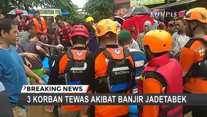 Tiga Orang Tewas Akibat Banjir Awal Tahun di Jadetabek
