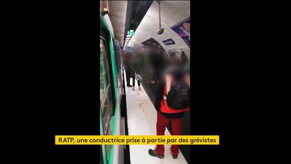 RATP : une femme prise à partie par des grévistes