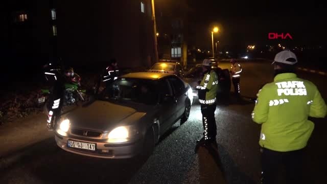 Karabük-alkollü aday sürücünün ehliyeti iptal edildi