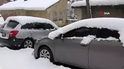 Bitlis’te tek katlı evler kara gömüldü, 40 köy yolu ulaşıma kapandı