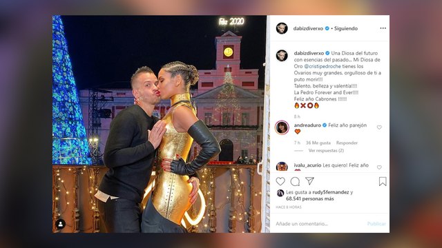 Los famosos celebran con alegría la entrada del año 2020