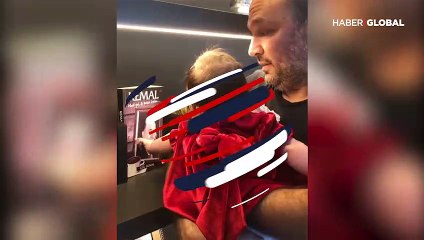 Ali Sunal'ı ağlatan an! Narin bebek dedesi Kemal Sunal'ı görünce bakın ne yaptı