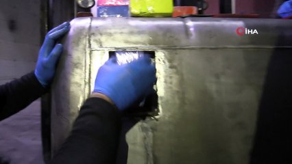 Gürbulak'ta yeni yılın ilk operasyonunda 86,5 kilo eroin ele geçirildi