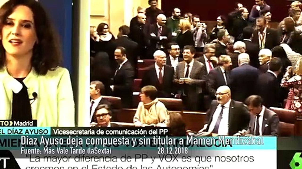 Isabel Díaz Ayuso deja compuesta y muda a Mamen Mendizábal y hace saltar su demagogia de mercadillo por los aires