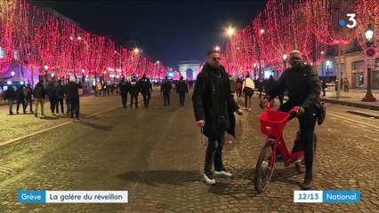 Grève des transports : la galère du réveillon à Paris