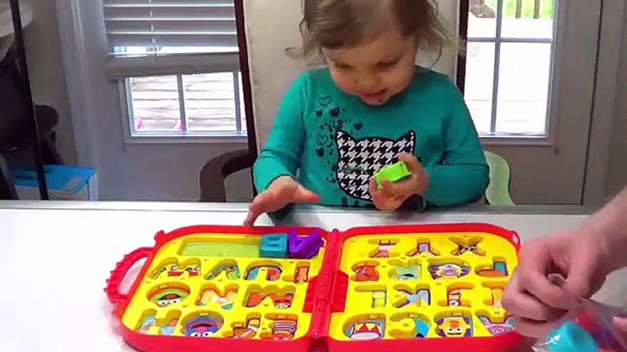 Cute Kid Genevieve Teaches Letters and Counting-