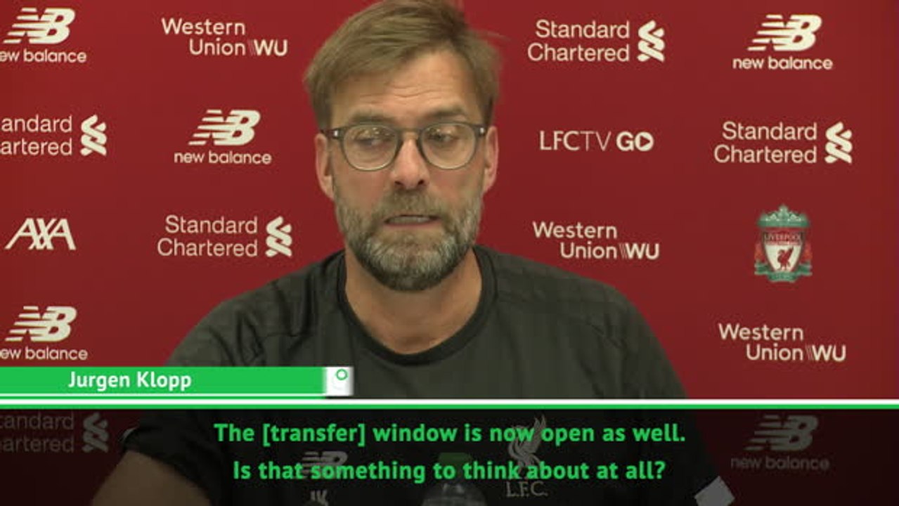 Liverpool won't be busy in the transfer window - Klopp