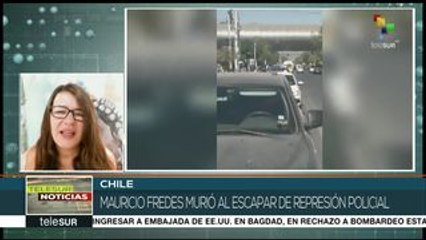 Sepultan a joven chileno que murió tras represión policial