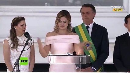 La nueva primera dama de Brasil rompe los protocolos y se dirige al pueblo en lengua de signos