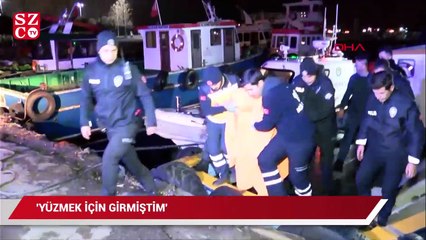 Kartal’da boğulmaktan kurtarılan kişi: Yüzmek için girmiştim
