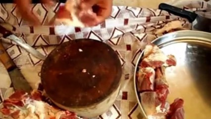 كيفية تقطيع الخروف للتخزين