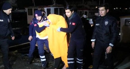 Kartal'da denize atlayan kişi boğulmak üzereyken kurtarıldı!