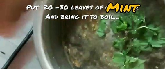 How to make decoction|| ginger mint lemon  black tea,healthy  beverage, nawabi sulaimani.Sulaimani||