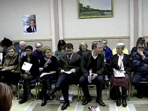 Réunion publique Herblay liste Lechalard la médiathèque