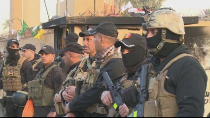 Protesters leave US embassy compound in Baghdad