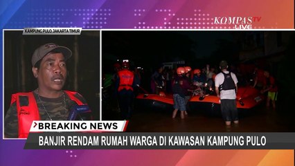 Banjir Rendam Kampung Pulo, Begini Kata Warga