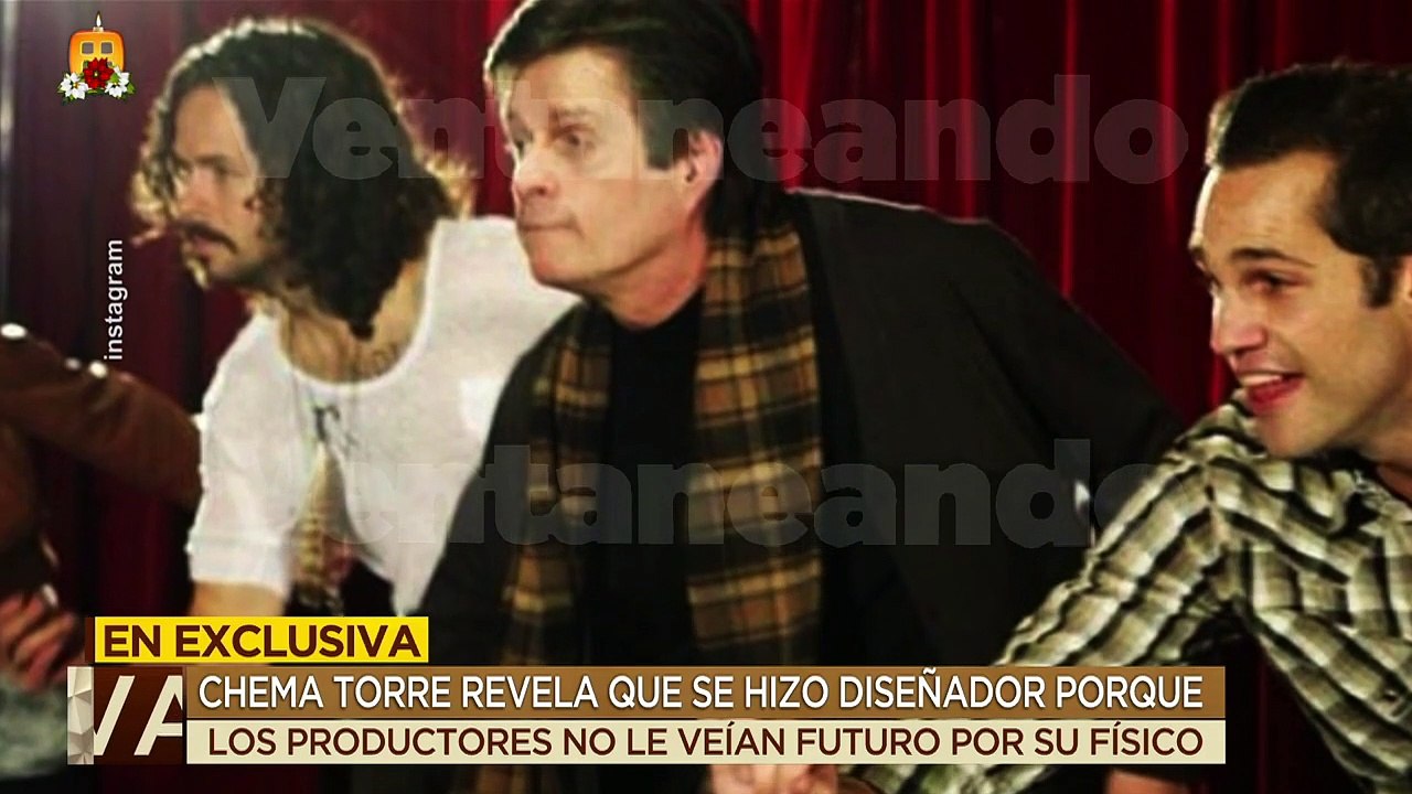 ¡Chema Torre se hizo diseñador porque los productores no le veían futuro por su físico! |Ventaneando