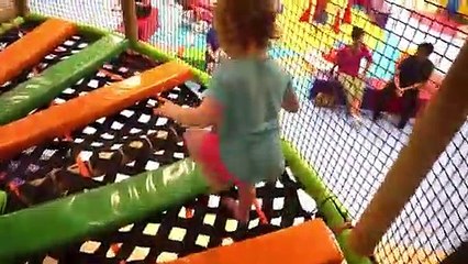 Cute Kid Genevieve Plays at Best Indoor Playground for Kids-