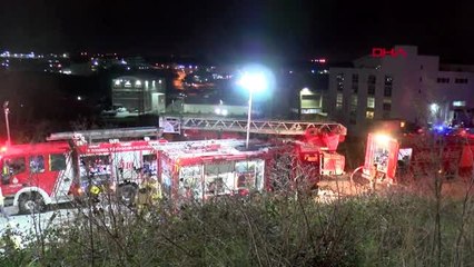 Arnavutköy'de fabrika yangını