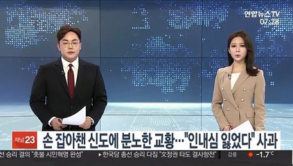 손 잡아챈 신도에 분노한 교황…"인내심 잃었다" 사과