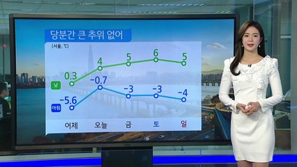 [날씨] 오늘 큰 추위 없어...점차 미세먼지↑ / YTN