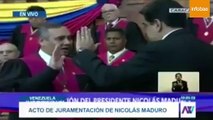 Los segundos de confusión en la juramentación de Nicolás Maduro que se hicieron Virales