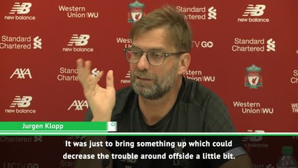 VAR analyses decisions the human eye cannot see - Klopp