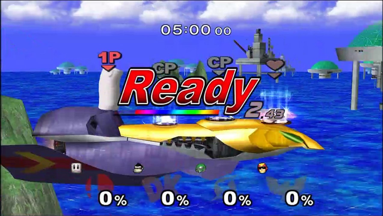 Super Smash Bros. Melee- Classic Mode as Sandbag (Moveswap)
