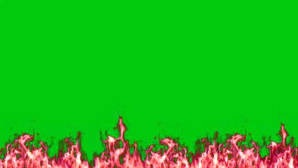Fire Border HD Green screen video