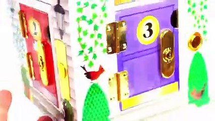 Learn Colors and Numbers with Cute Locking Dollhouse for Kids-