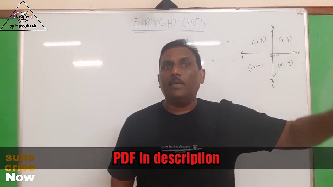 Straight lines of class xi --all important formulae in on video very useful to xi students of all boards