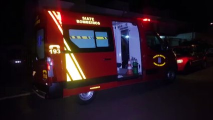 Siate atende vítima que caiu em escada no Santo Onofre