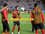 صور الحركات الإحمائية قبل إنطلاق مباراة الترجي الرياضي التونسي وفيتا كلوب ❤