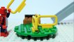 Spiderman LEGO Brick Building Fast Car Animation