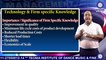 MBA || Dr. Varun kumar ||  Technology & Firm specific Knowledge || TIAS || TECNIA TV