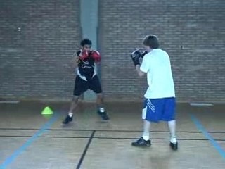 Boxe française savate. A.S. du Lycée Jean Memoz.