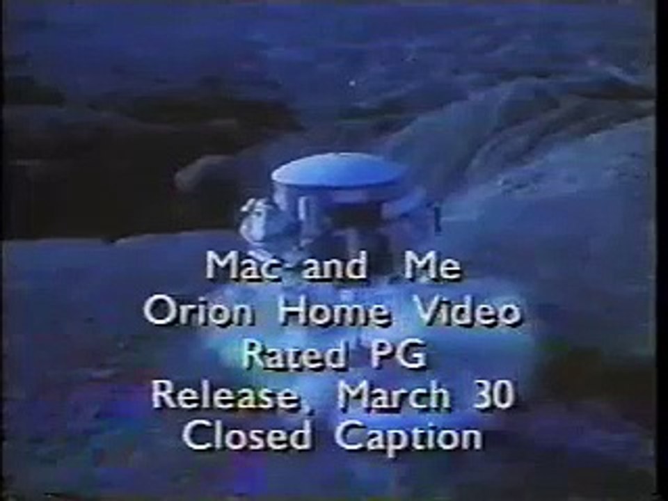 Mac and Me Video Release Trailer